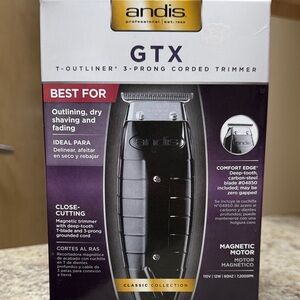 Andis GTX Professional Trimmer - Black and Silver